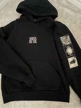 Rufus Du Sol Official Merch Black Graphic Hoodie